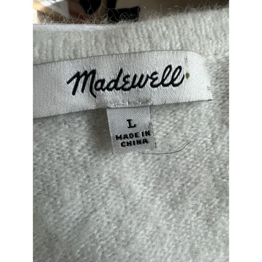 Madewell Kent Striped Cardigan Sweater in Coziest Large - Picture 3 of 8